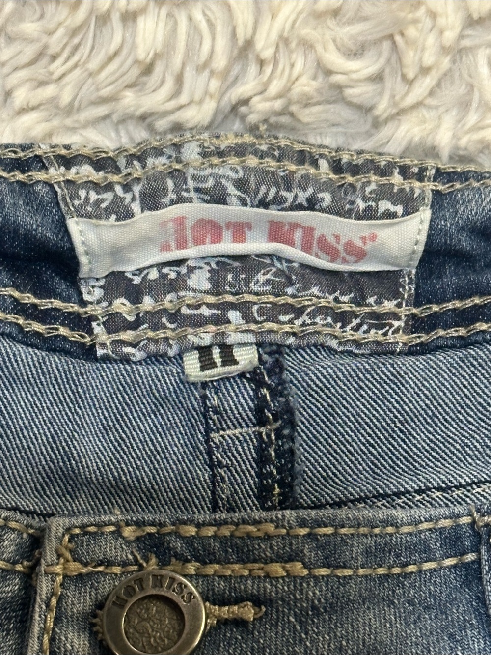 Hot Kiss Women's Light Blue Denim Shorts